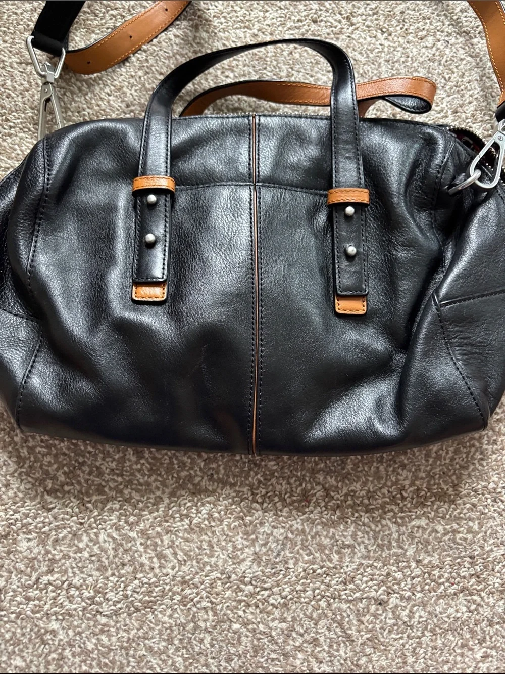 Vera Bradley structured satchel